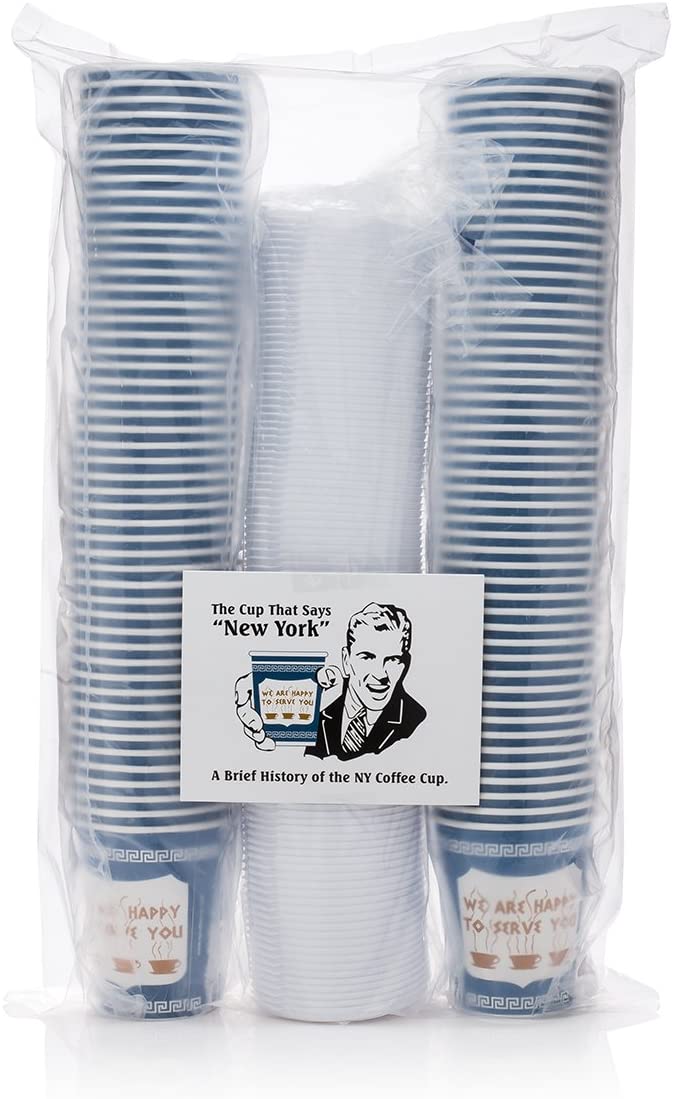 Original NY Coffee-to-Go Cups (100 paper cups with lids) – NY