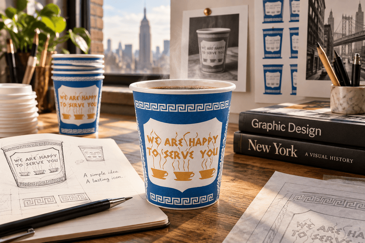 A Design Lesson in a Paper Cup. - NY Coffee Cup (Official)