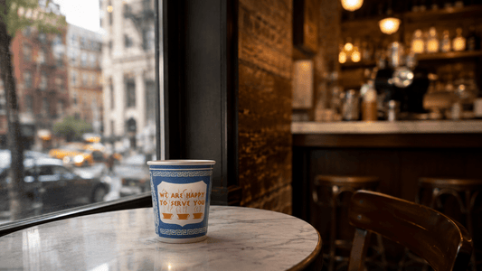 A New Yorker, Cast in Ceramic. - NY Coffee Cup (Official)