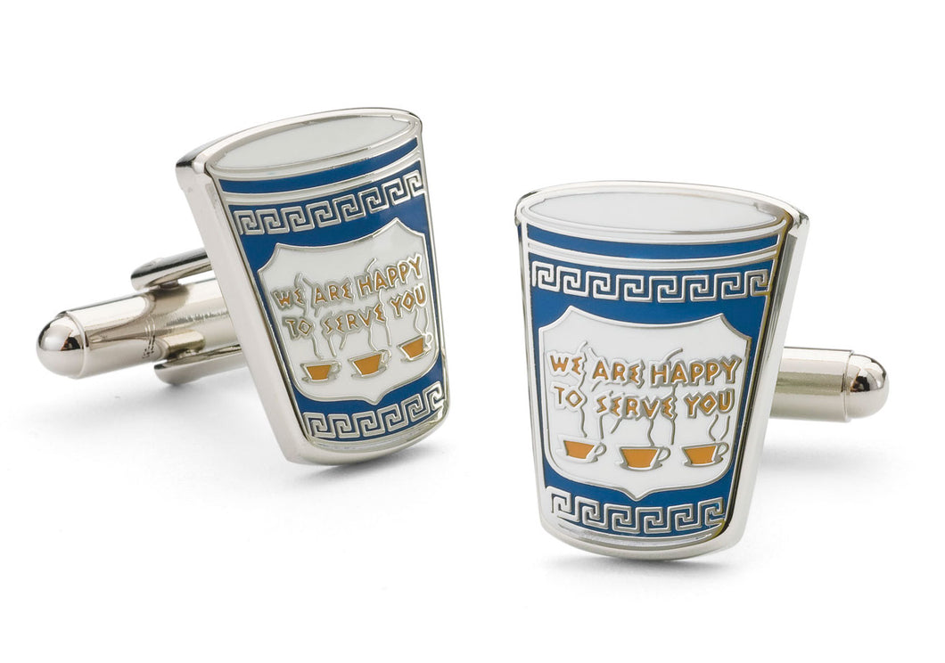 NY Coffee-to-Go Cup Cuff Links