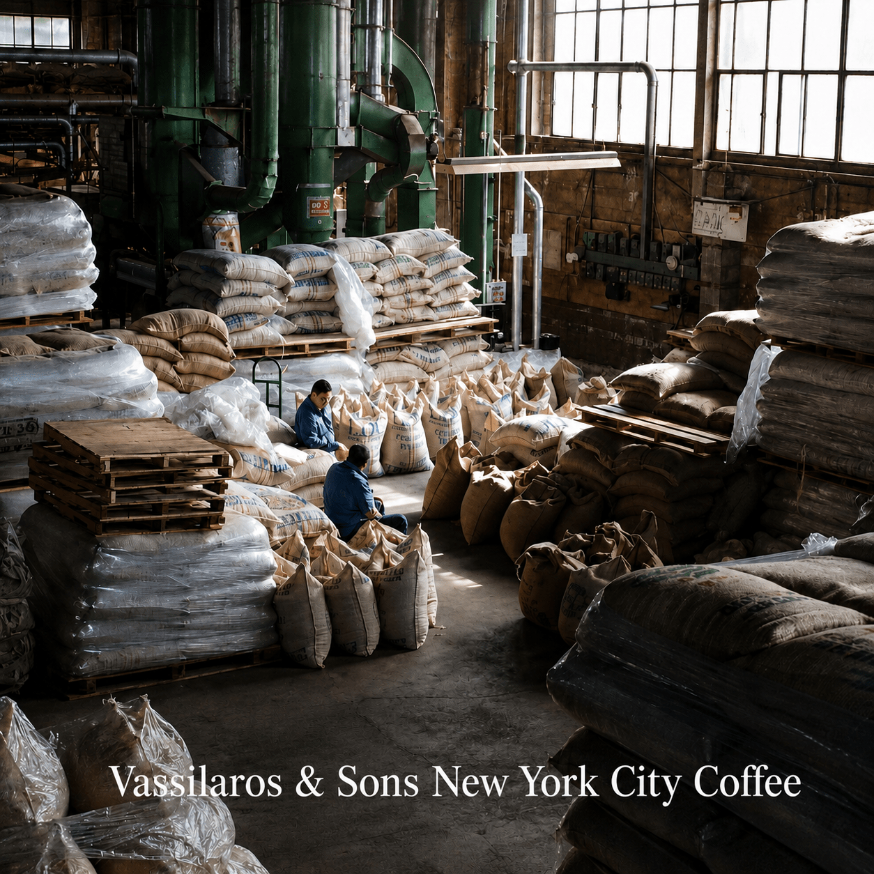 New York City Coffee Gift Set (includes 50 New York City "Anthora" Paper Cups PLUS 12 - oz Bag of New York City - Roasted Coffee) - NY Coffee Cup (Official)