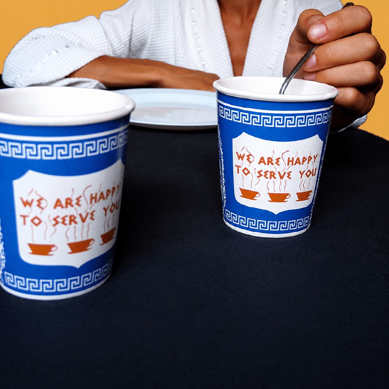 Original “Anthora” Coffee - to - Go Cups (Ceramic Edition) Boxed Set of 2 - NY Coffee Cup (Official)