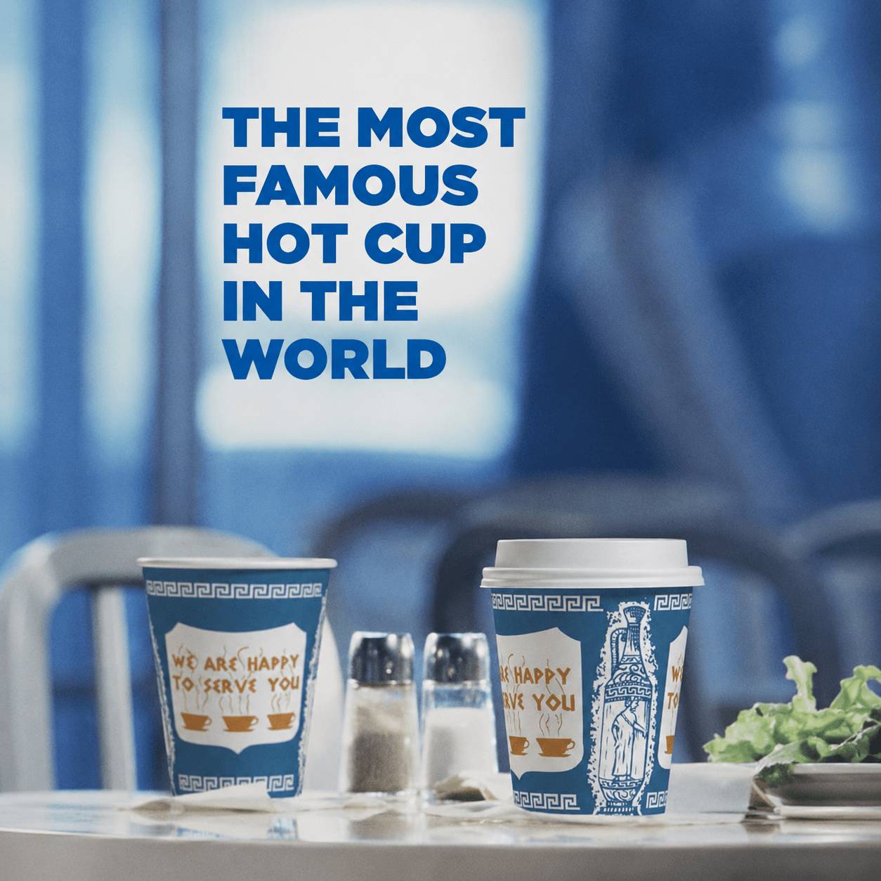 Original “Anthora” Coffee - to - Go Cups (Master Case of 1000 cup plus dome lids) - NY Coffee Cup (Official)