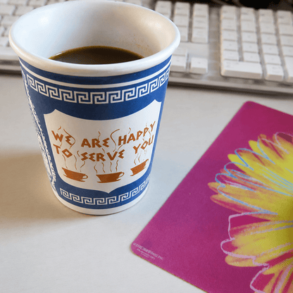 Original “Anthora” Coffee - to - Go Cups (Ceramic Edition) Boxed Set of 2 - NY Coffee Cup (Official)